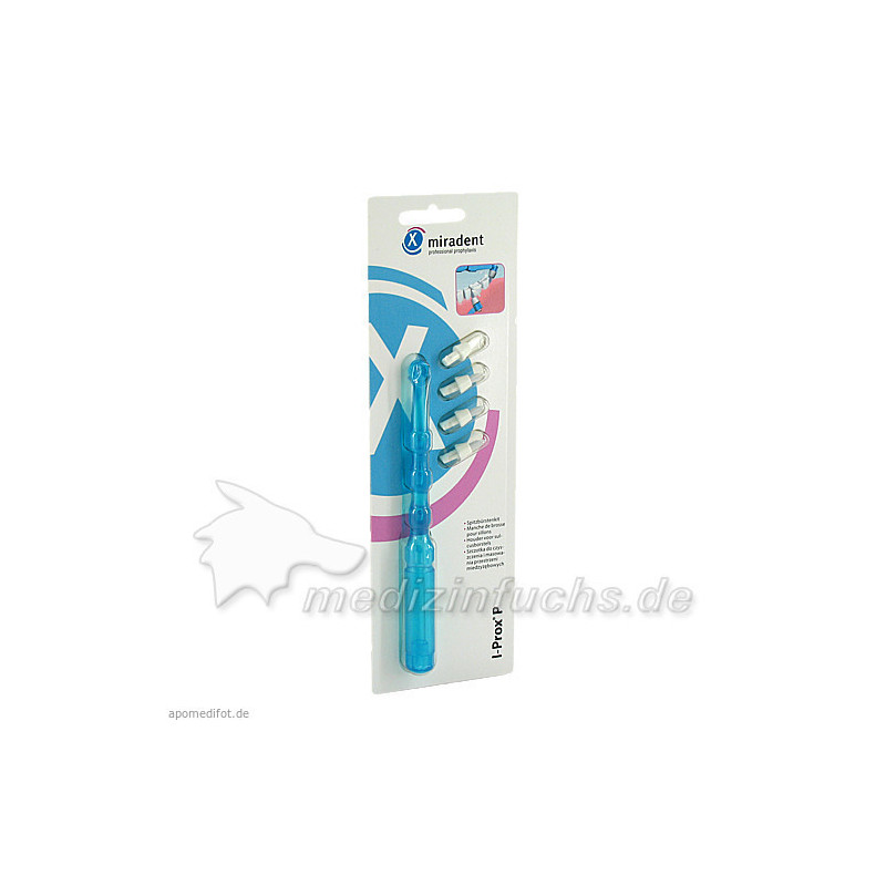 I-Prox P Spitzbürsten Kit trans.blau 1Halter 4Bürs, 1 ST – PZN 2172604