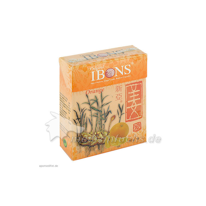 Ingwerbonbons Original Orange, 60 G – PZN 7216571