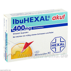 Ibuhexal akut 400, 10 ST – PZN 68966