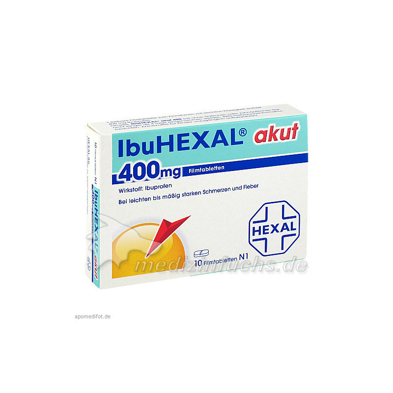 Ibuhexal akut 400, 10 ST – PZN 68966