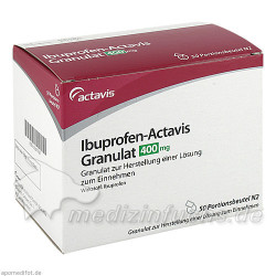 IBUPROFEN Actavis 400 mg Granulat, 50 ST – PZN 7357797
