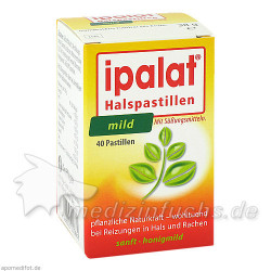Ipalat Halspastillen mild, 40 ST – PZN 581190