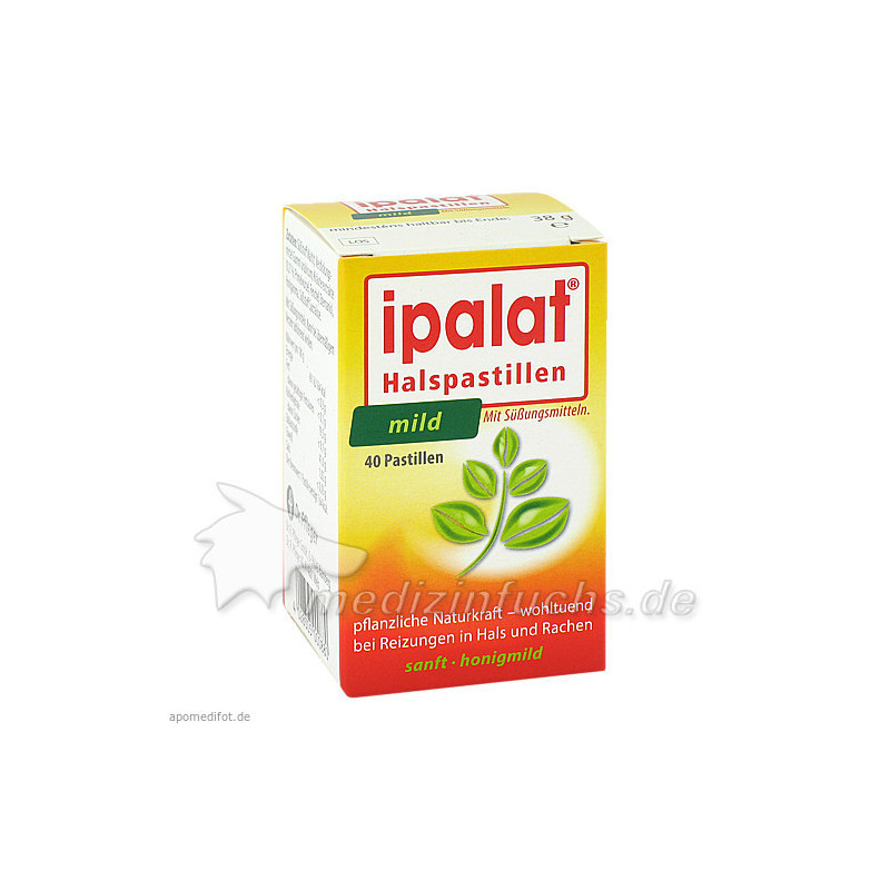 Ipalat Halspastillen mild, 40 ST – PZN 581190