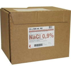 ISOTONISCHE KOCHSALZ 0.9% PE-Flasche, 10X500 ML – PZN 3757040