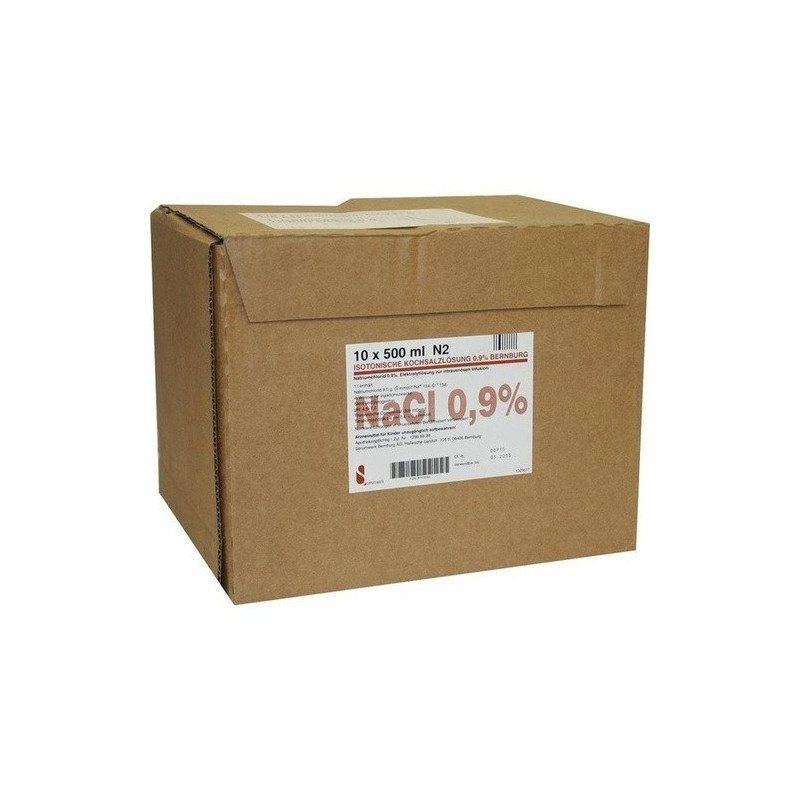 ISOTONISCHE KOCHSALZ 0.9% PE-Flasche, 10X500 ML – PZN 3757040