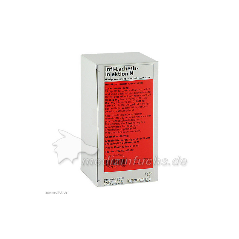 Infi-Lachesis-Injektion N, 50X1 ML – PZN 4011029