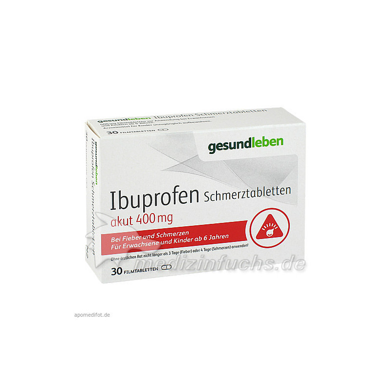 Ibuprofen 400 Schmerztabletten, 30 ST – PZN 11162496