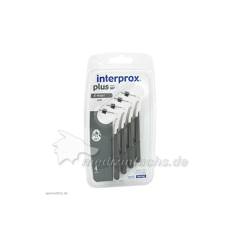 interprox plus x-maxi grau Interdentalbürste, 4 ST – PZN 8880880
