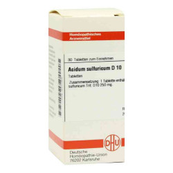 Acidum Sulfuricum D 10 Tabletten (80 stk) – PZN 4201356