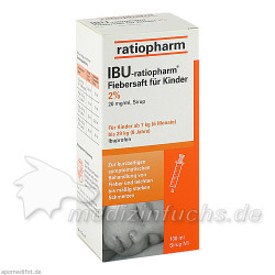 IBU-ratiopharm Fiebersaft für Kinder 20 mg/ml, 100 ML – PZN 696266