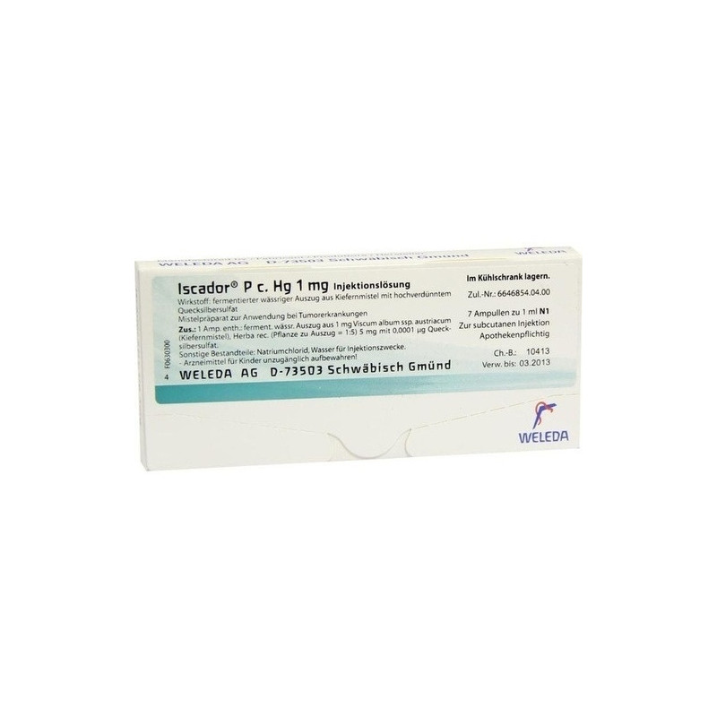 Iscador P c Hg 1mg, 7X1 ML – PZN 1385930