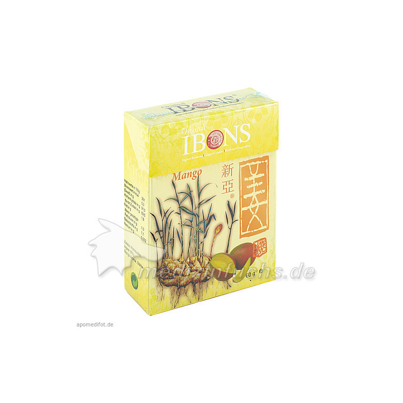 Ingwerbonbons Original Mango, 60 G – PZN 7225848
