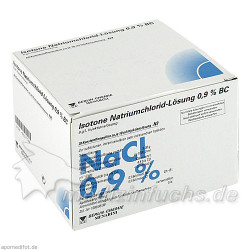 Isotone NaCl Lösung 0.9% BC Plast, 20X10 ML – PZN 2337169
