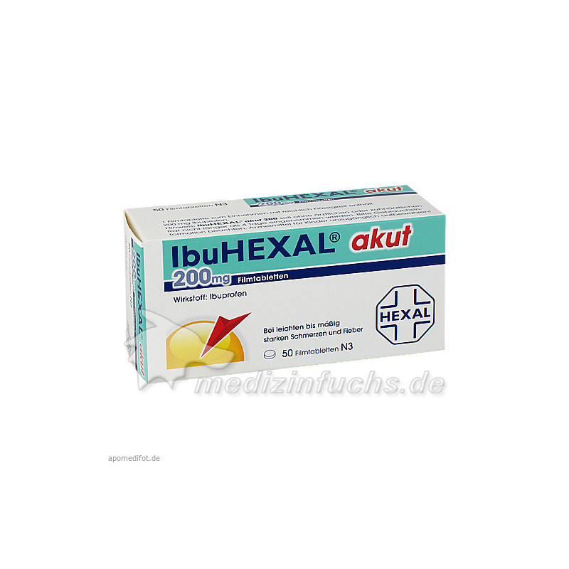 IbuHEXAL akut 200, 50 ST – PZN 2222489