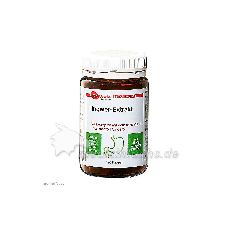 Ingwer-Extrakt Dr.Wolz, 120 ST – PZN 10251921