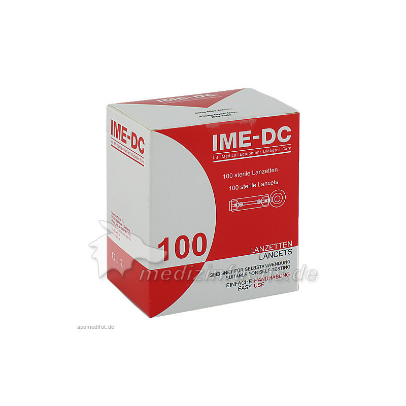 IME-DC Lancetten/Nadeln für Stechhilfegerät, 100 ST – PZN 3941387
