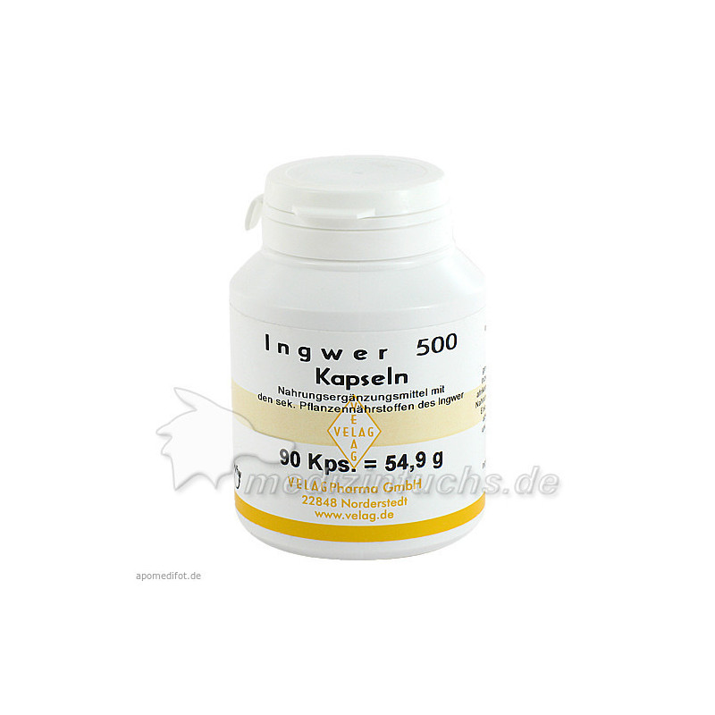 Ingwer 500, 90 ST – PZN 634816