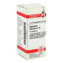 Argentum Nitricum D 10 Globuli (10 g) – PZN 2893491