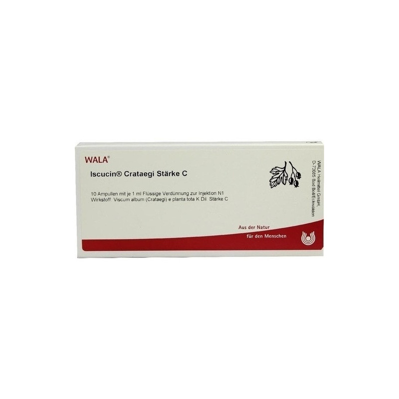 ISCUCIN CRATAEGI STAERKE C, 10X1 ML – PZN 3083297