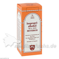 ISOPROPYLALKOHOL 70% HETTERICH, 100 ML – PZN 4769708
