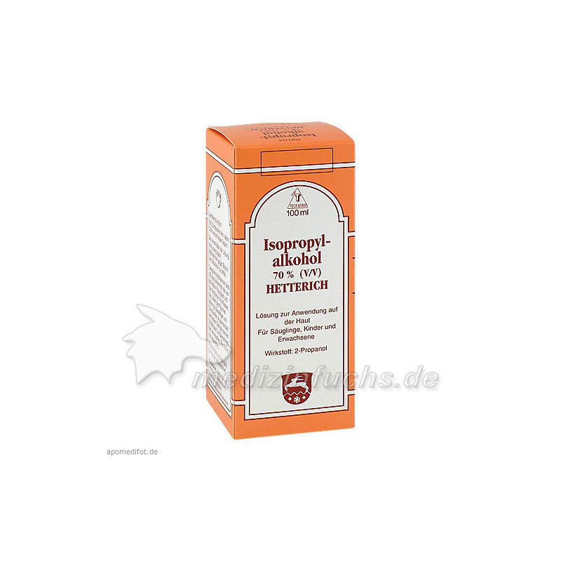 ISOPROPYLALKOHOL 70% HETTERICH, 100 ML – PZN 4769708