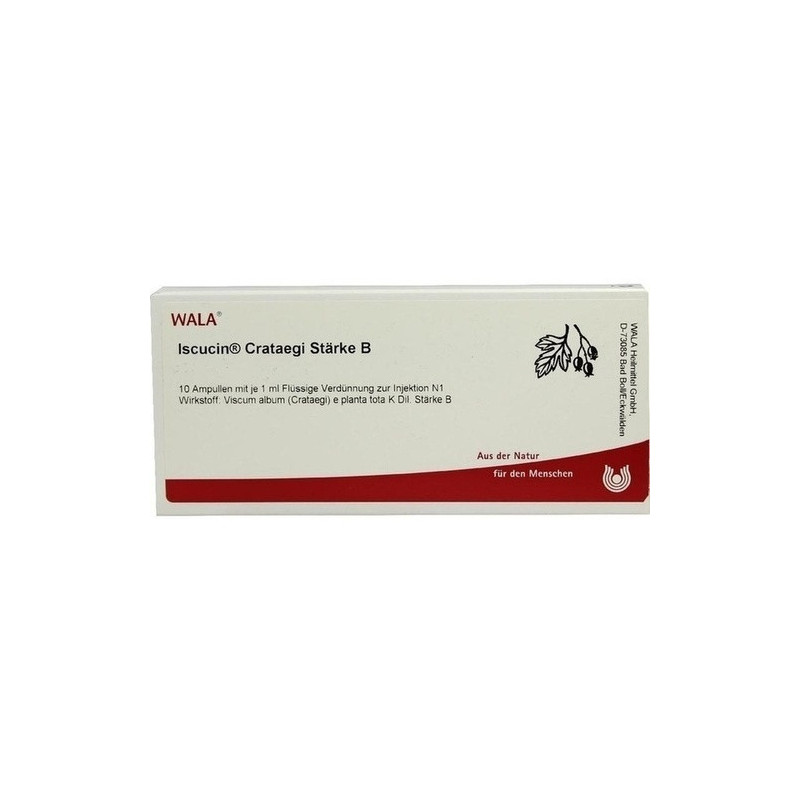 ISCUCIN CRATAEGI STAERKE B, 10X1 ML – PZN 3083280