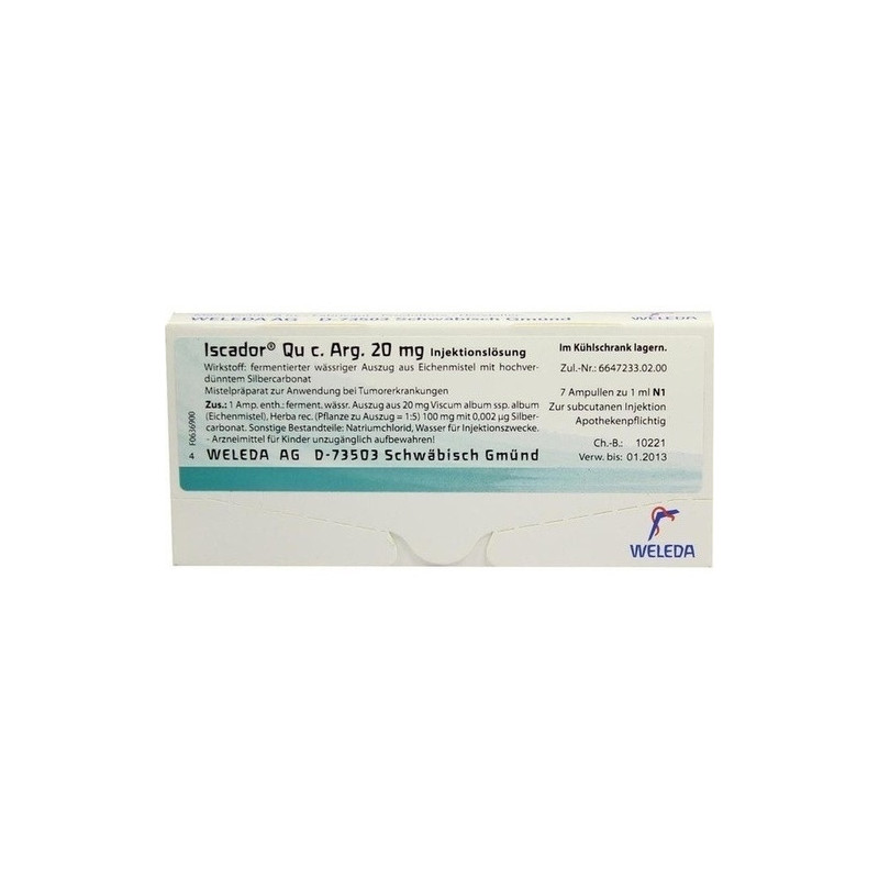 Iscador Qu c. Arg. 20mg, 7X1 ML – PZN 1386148