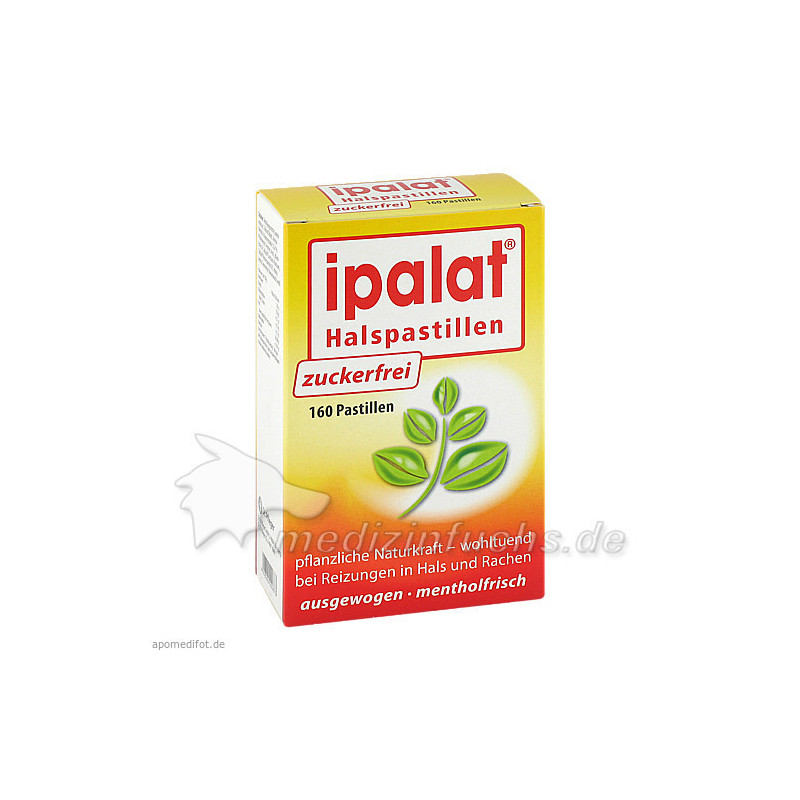 Ipalat Halspastillen zuckerfrei, 160 ST – PZN 7291897