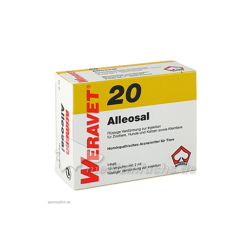 ALLEOSAL 20 Amp.f.Hunde/Katzen/Klein-u.Zootiere, 10X2 ML – PZN 1838567