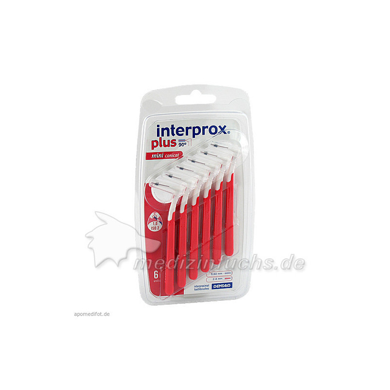 interprox plus miniconical rot Interdentalbürste, 6 ST – PZN 9096585