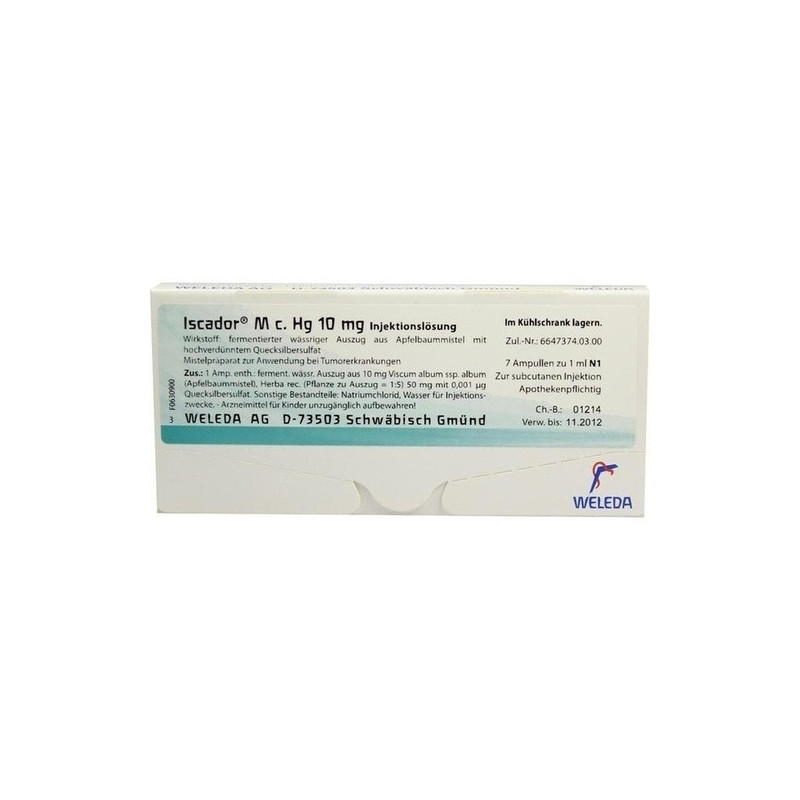 Iscador M c. Hg 10mg, 7X1 ML – PZN 1385769