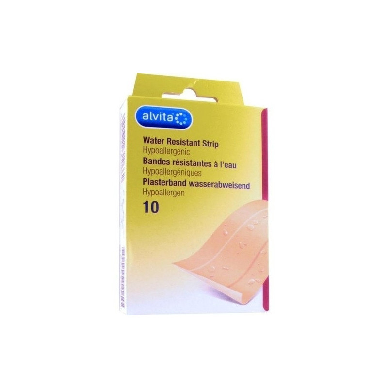 Alvita Pflaster wasserabweisend 10x6cm, 10 ST – PZN 4597503