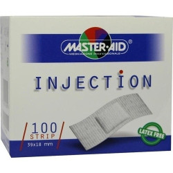 INJECTION strip weiß 39x18mm Master-Aid, 100 ST – PZN 9063692