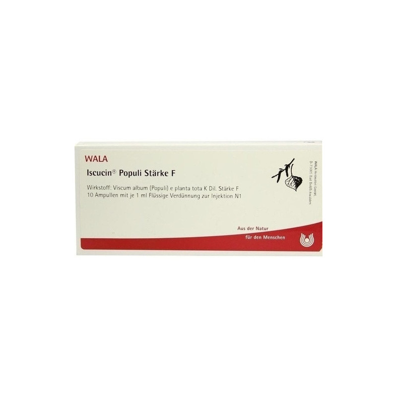 ISCUCIN POPULI STAERKE F, 10X1 ML – PZN 4429384