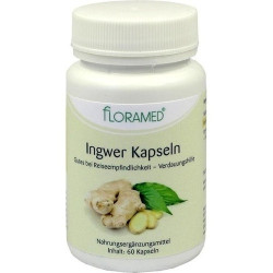 Ingwer-Kapseln Gutes für Reiseempfindlichkeit, 60 ST – PZN 5907816