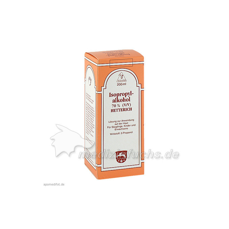 ISOPROPYLALKOHOL 70% HETTERICH, 200 ML – PZN 4769714