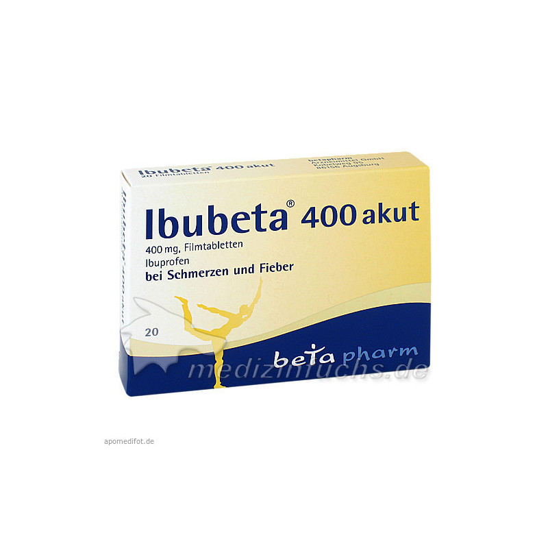 Ibubeta 400 akut, 20 ST – PZN 179737