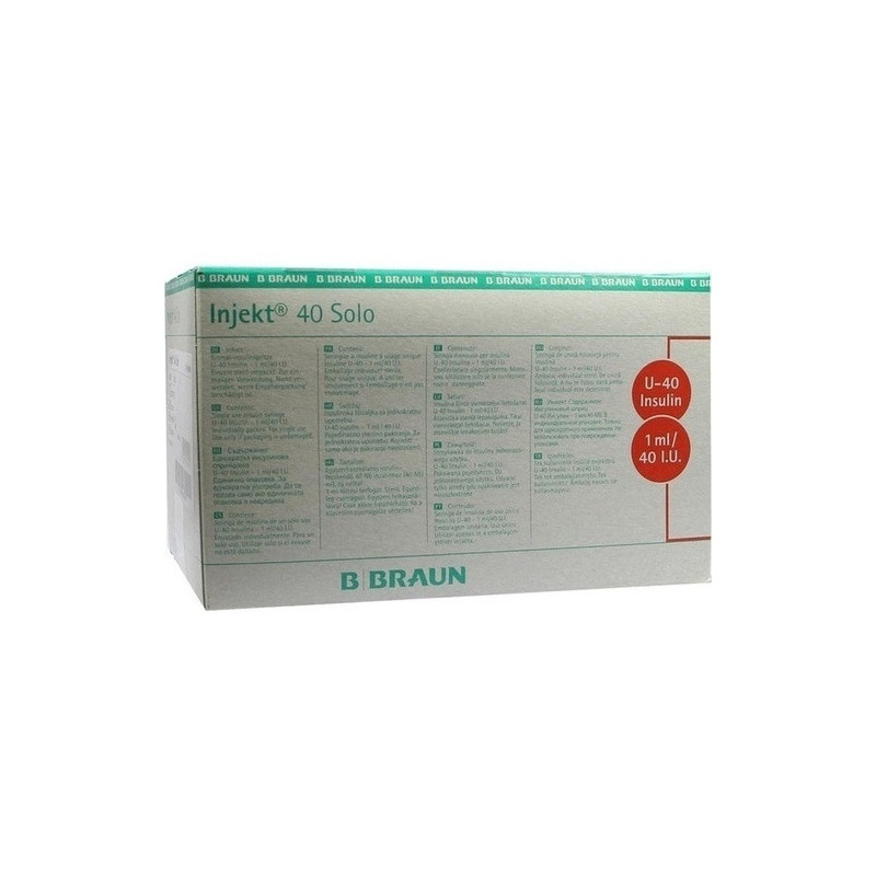 INSULIN INJEKT SOLO 40, 100X1 ML – PZN 3961088