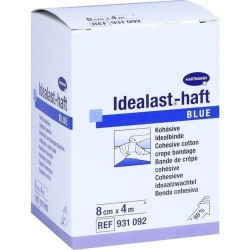 Idealast-haft color Binde 8cmx4m blau, 1 ST – PZN 10109399