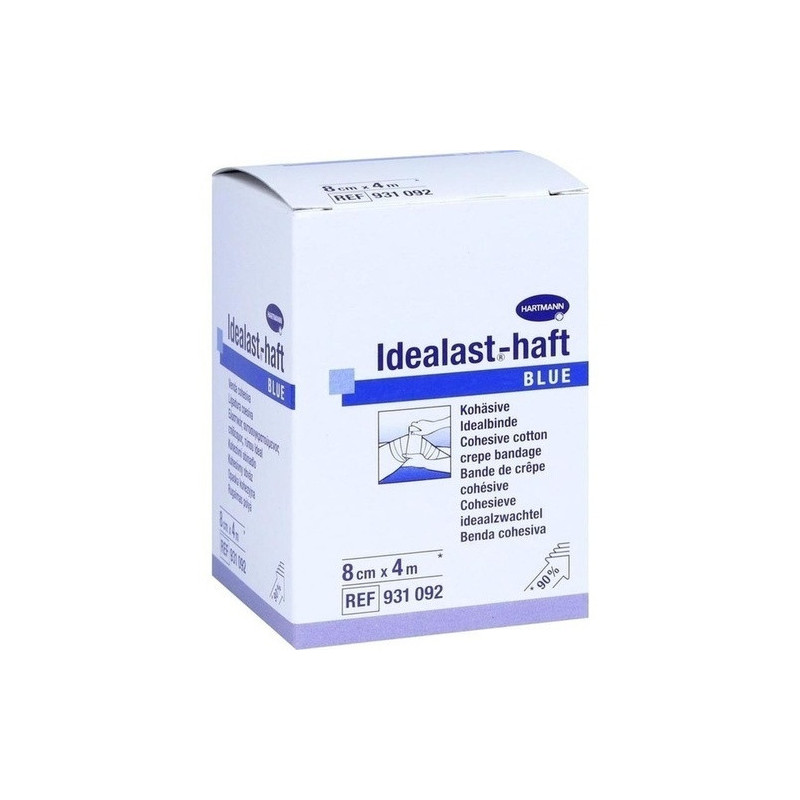 Idealast-haft color Binde 8cmx4m blau, 1 ST – PZN 10109399