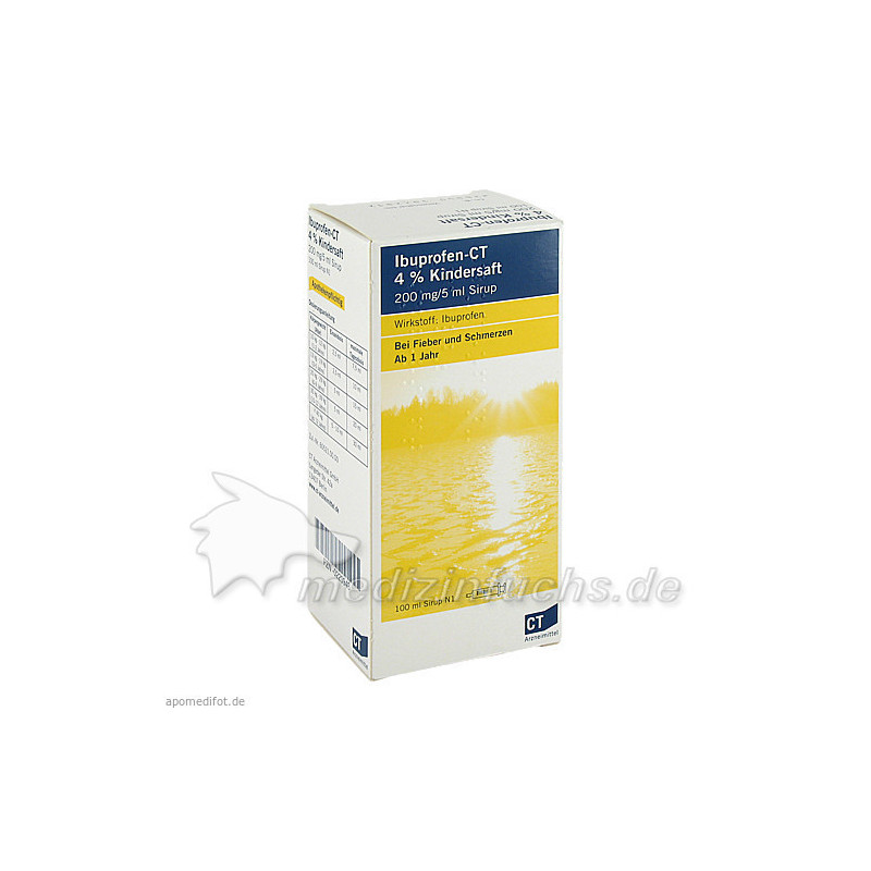 Ibuprofen - CT 4% Kindersaft, 100 ML – PZN 220948