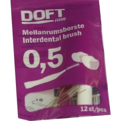 Interdentalbürste 0.5 mit Wechselgriff Doft, 12 ST – PZN 3109424