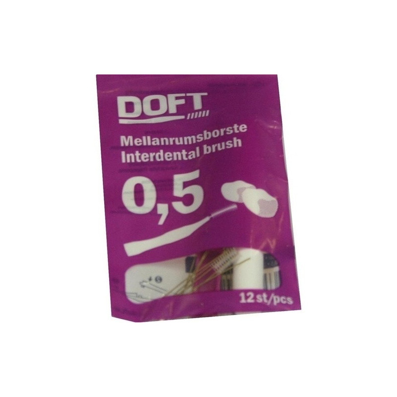 Interdentalbürste 0.5 mit Wechselgriff Doft, 12 ST – PZN 3109424