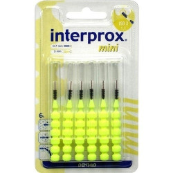 interprox reg mini gelb Interdentalbürste Blister, 6 ST – PZN 9043353