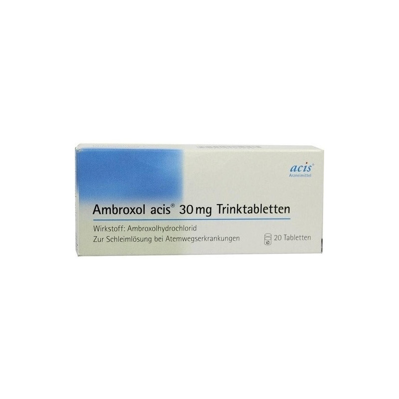 Ambroxol acis 30mg Trinktabletten, 20 ST – PZN 8535433