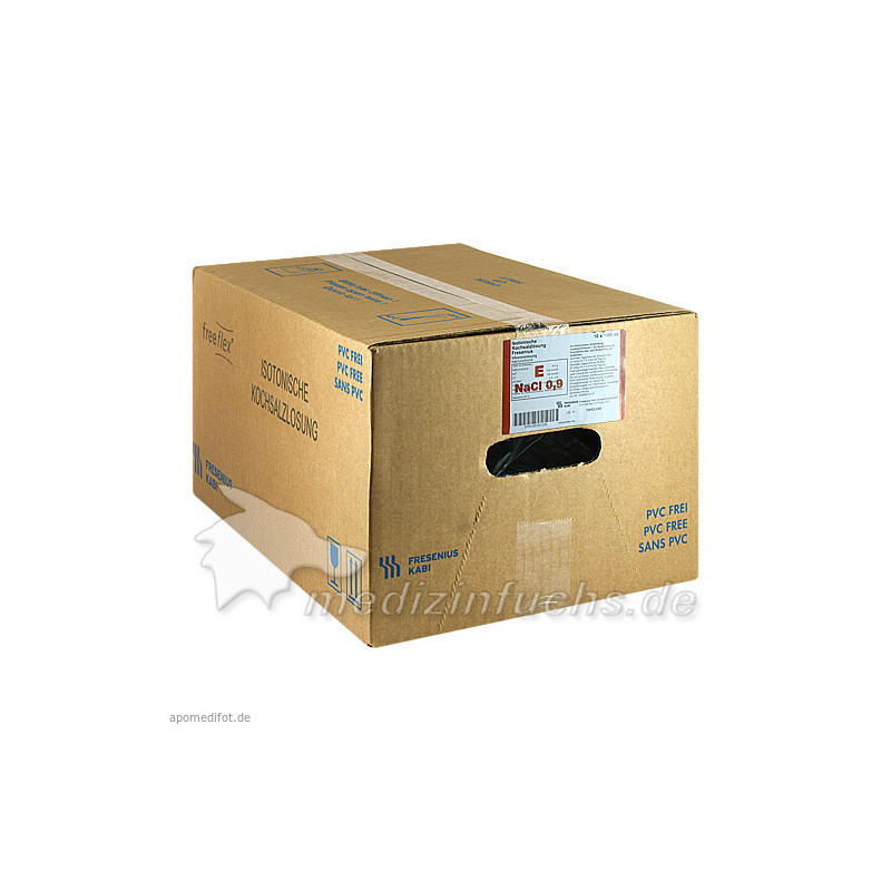 Isotonische Kochsalzlösung freeflex, 10X1000 ML – PZN 731235