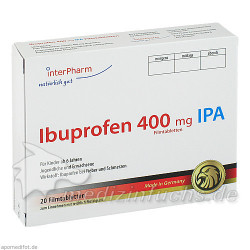 Ibuprofen 400mg IPA, 20 ST – PZN 11380098