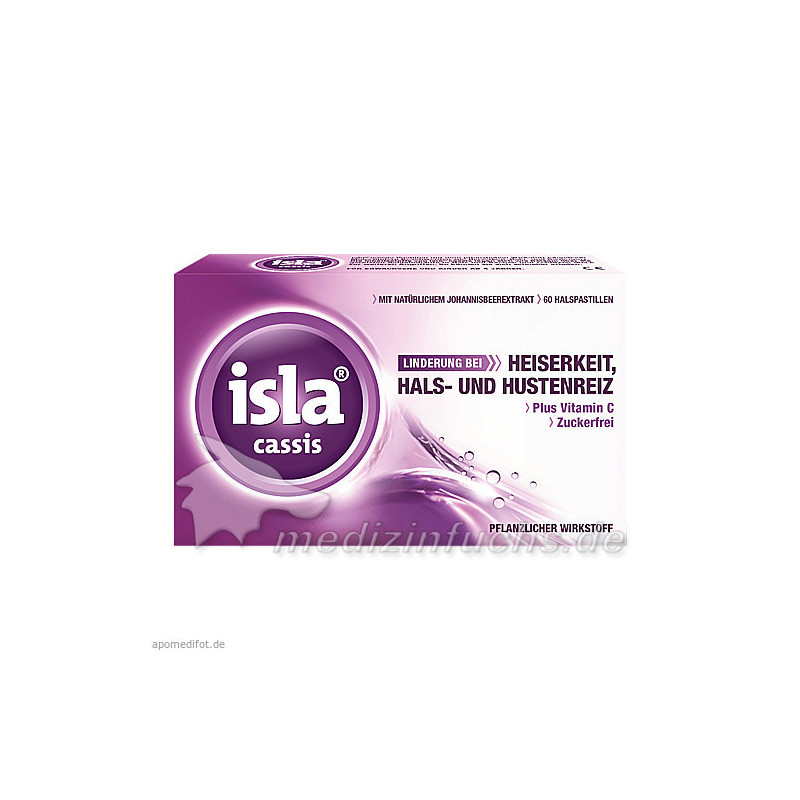 Isla-Cassis Pastillen, 60 ST – PZN 3397699