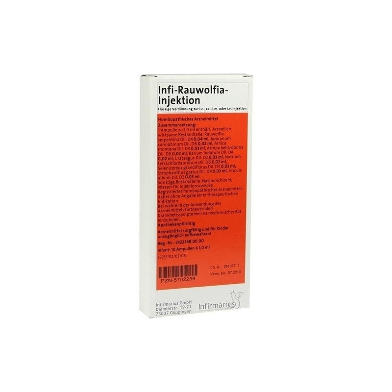 Infi-Rauwolfia-Injektion, 10X1 ML – PZN 5702238