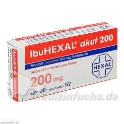 IbuHEXAL akut 200, 20 ST – PZN 2222472